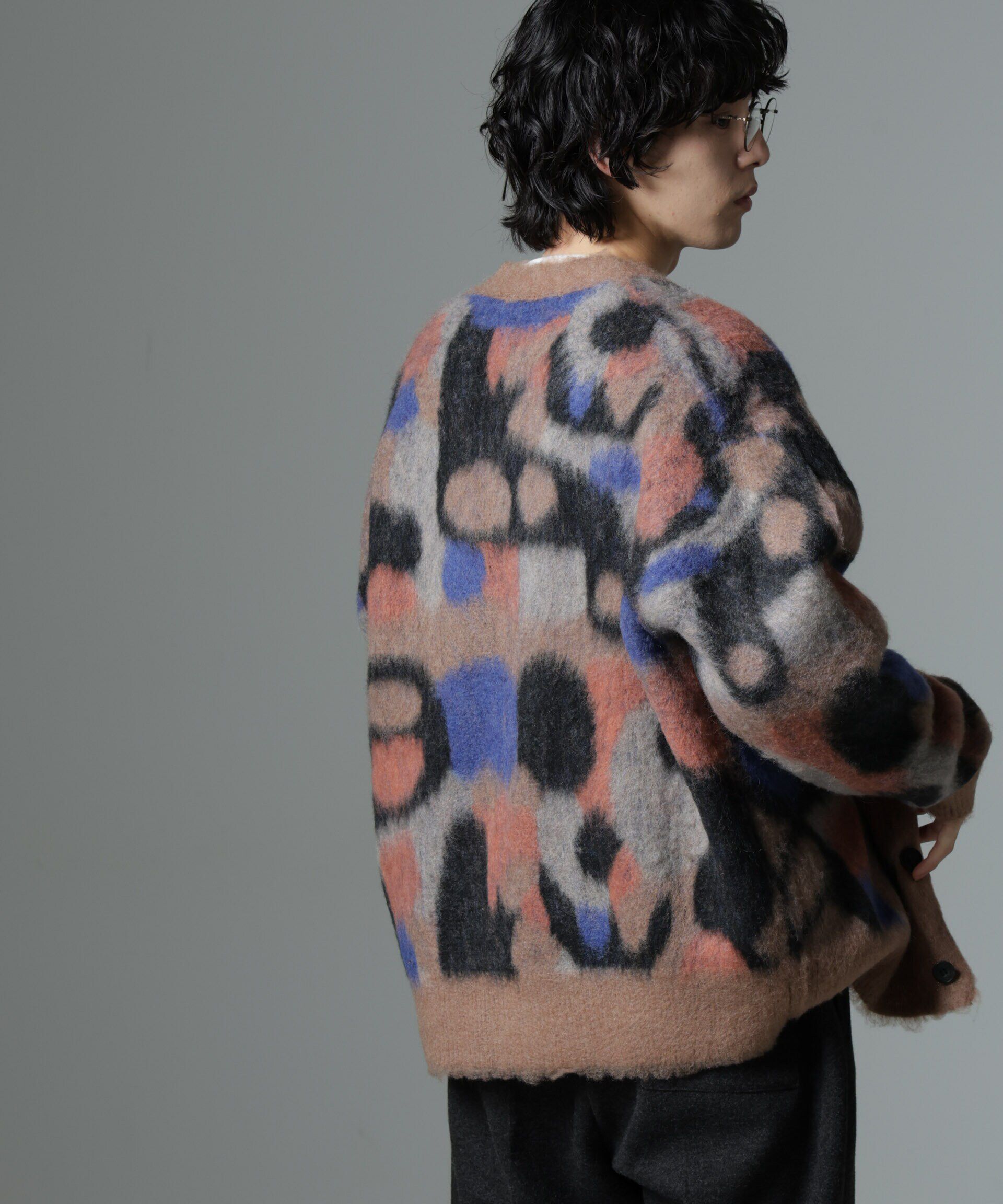 nano･universe「「着るアート」YUTAKA KAWAI モヘヤミックスカーディガン」|ニット・セーター|