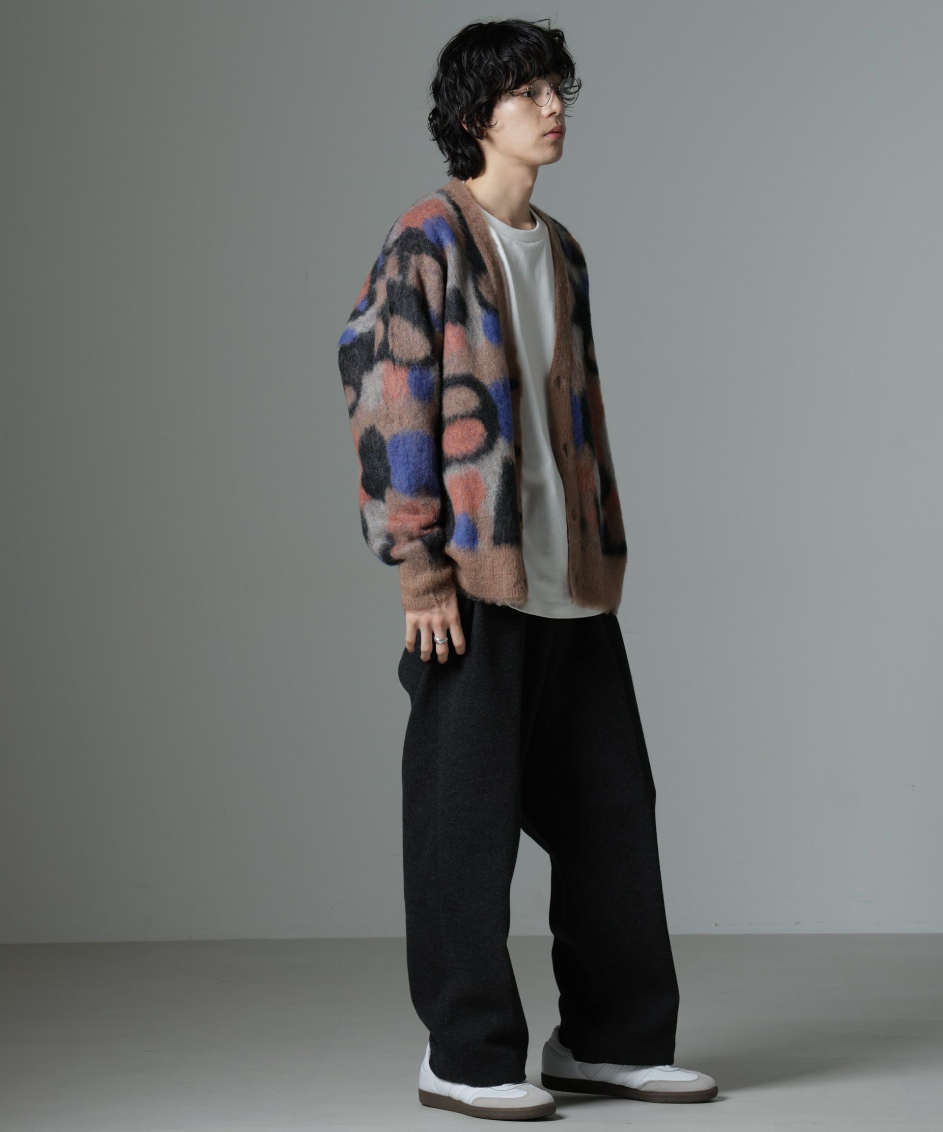 nano･universe「「着るアート」YUTAKA KAWAI モヘヤミックスカーディガン」|ニット・セーター|