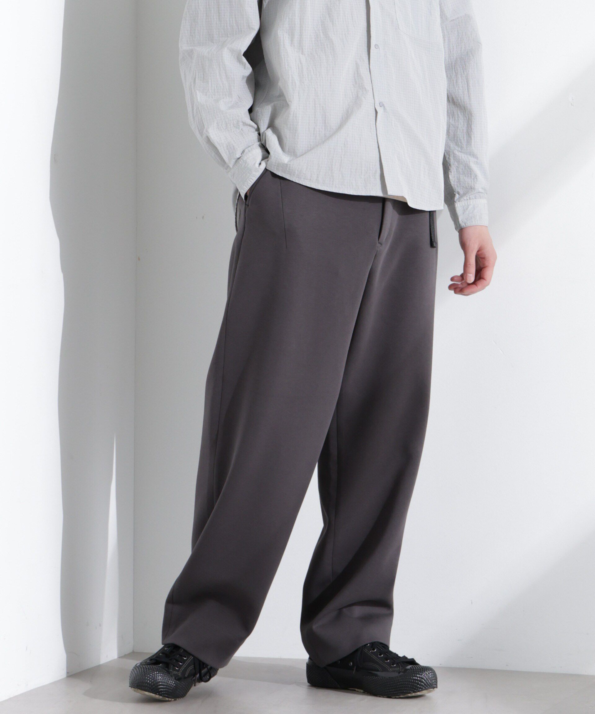 nano･universe「「NJ/CLUB」 ストレッチポンチテーパードパンツ」|チノ|