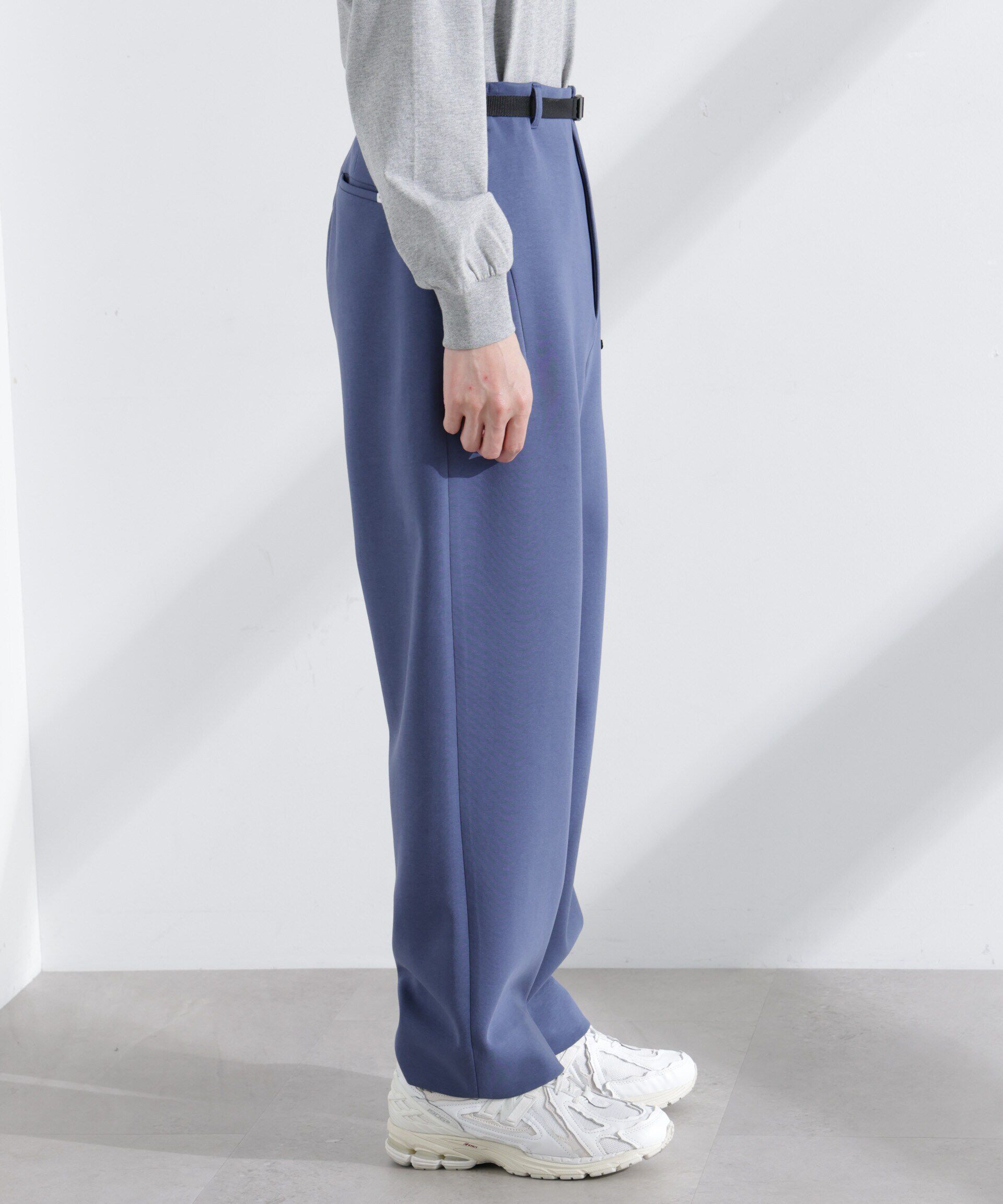 nano･universe「「NJ/CLUB」 ストレッチポンチテーパードパンツ」|チノ|