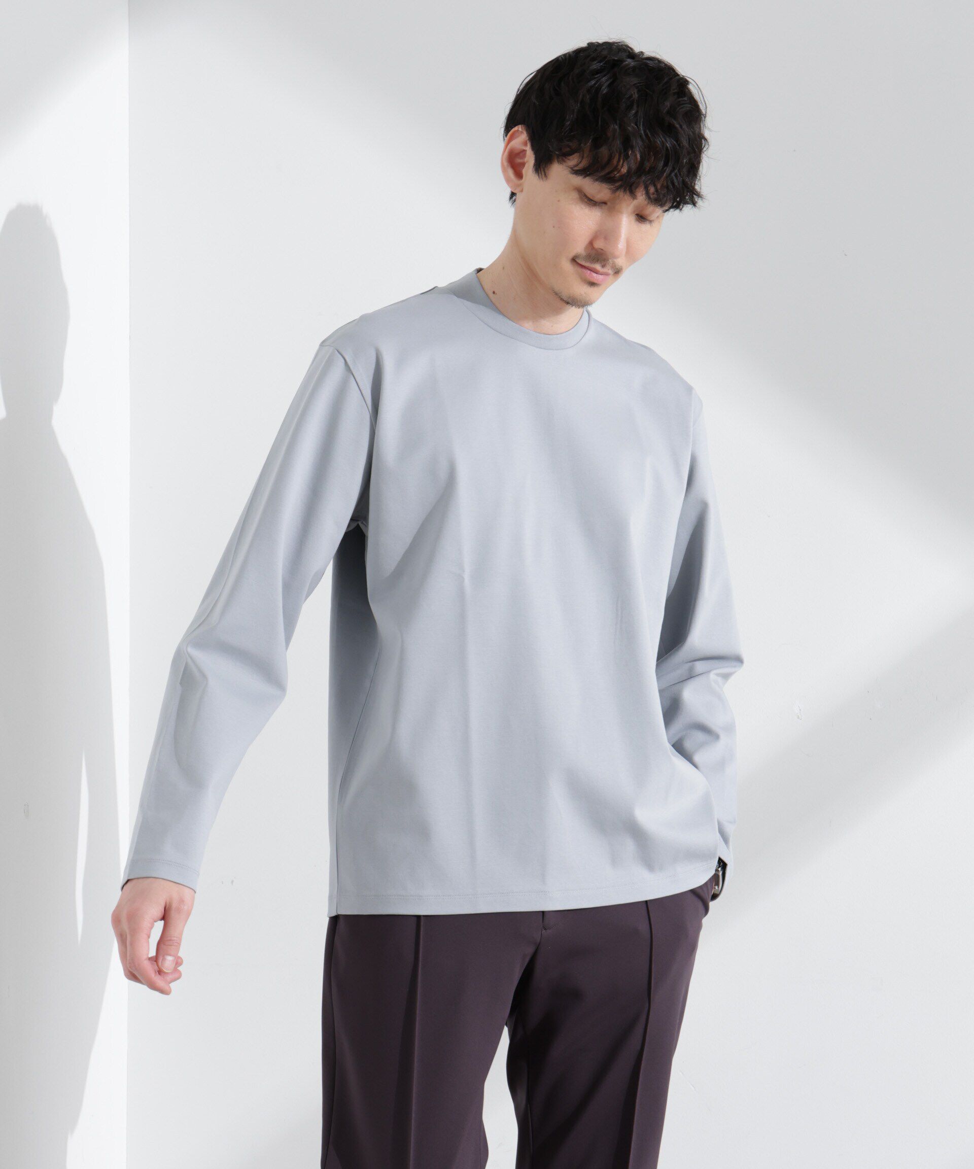  「ジャケT(R) プレミアム クルーネック 長袖」|Tシャツ・カットソー|