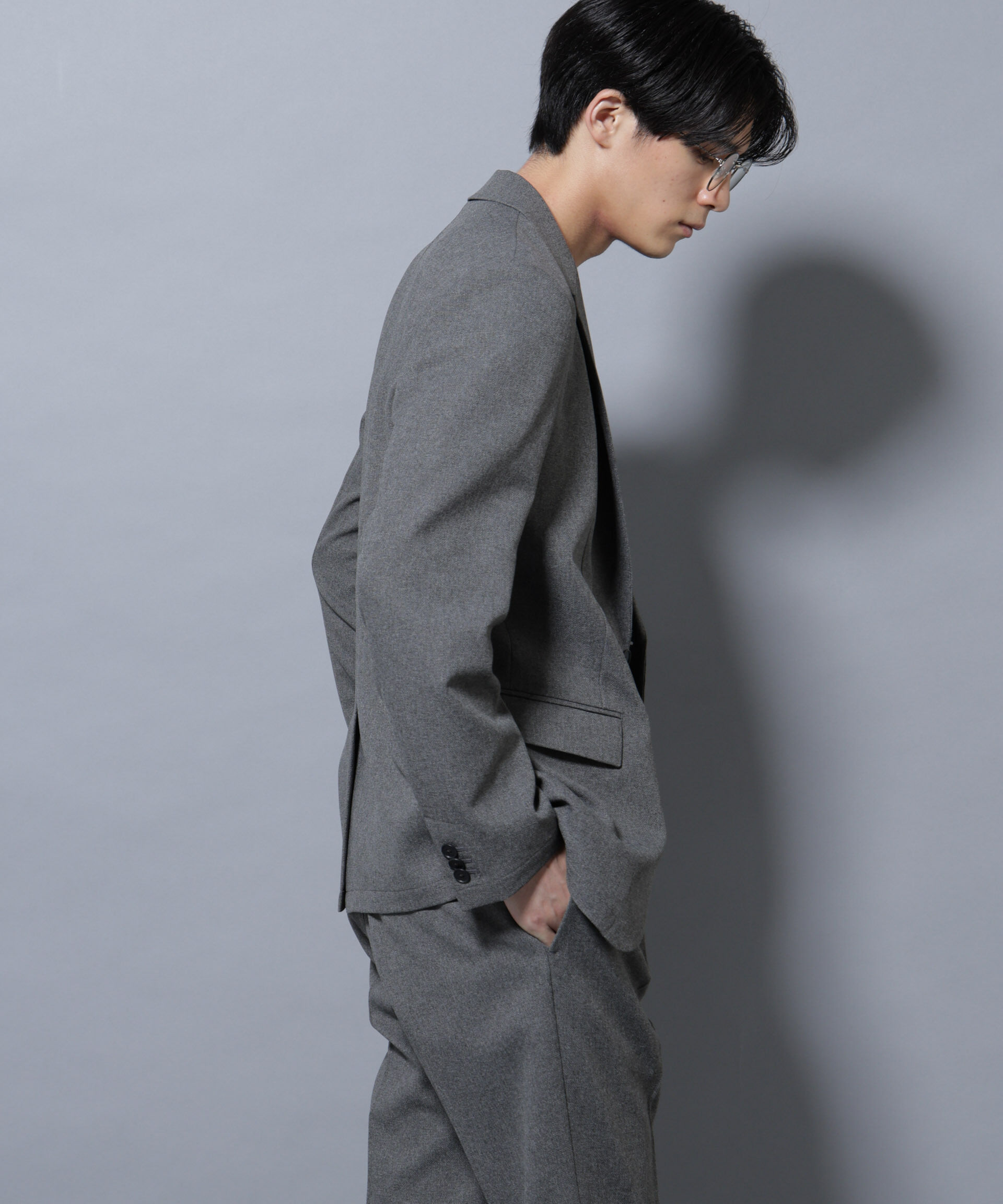 nano･universe「「Damerino」LANATEC(R)メランジオックスストレッチセットアップ」|スーツ|