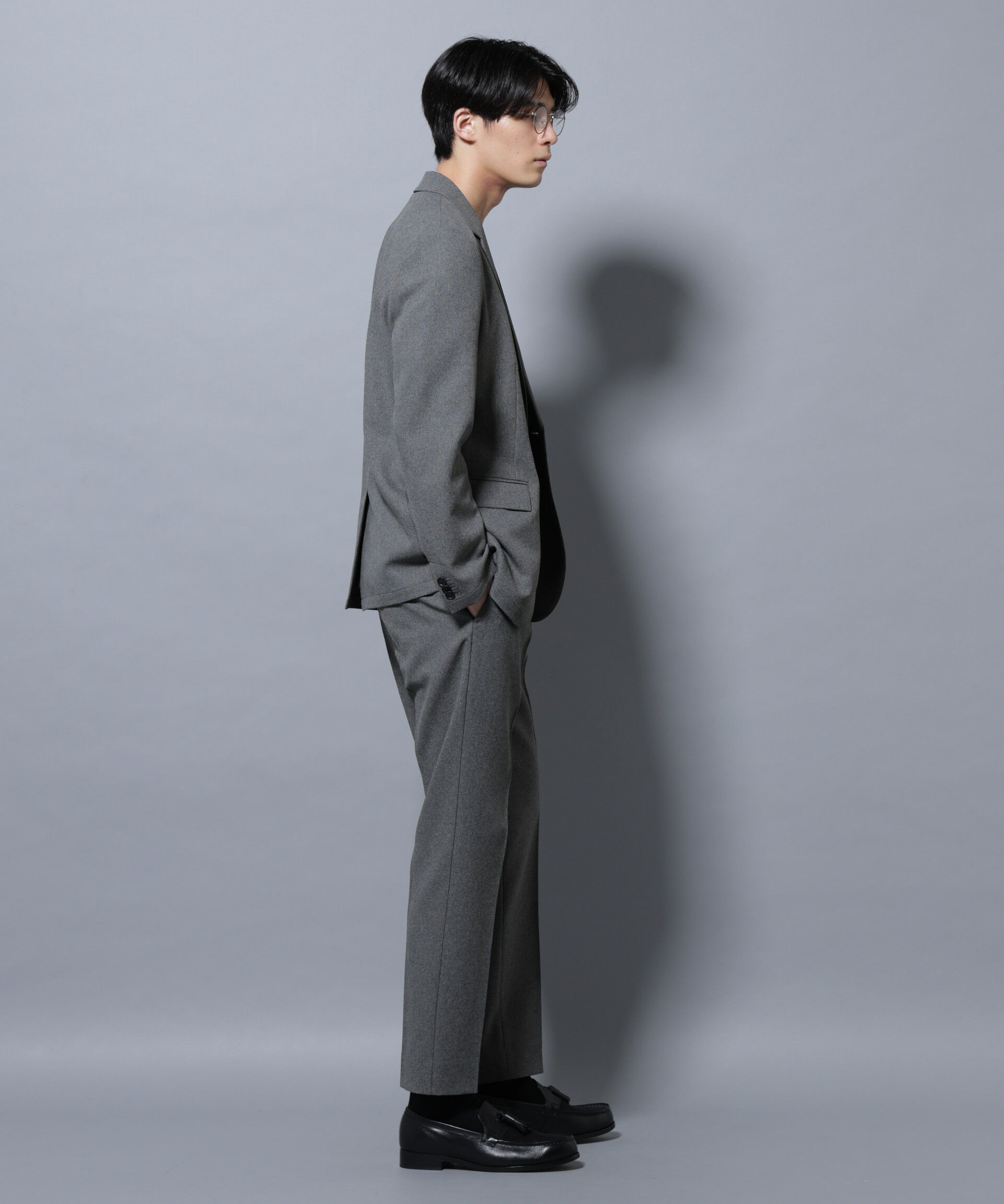 nano･universe「「Damerino」LANATEC(R)メランジオックスストレッチセットアップ」|スーツ|