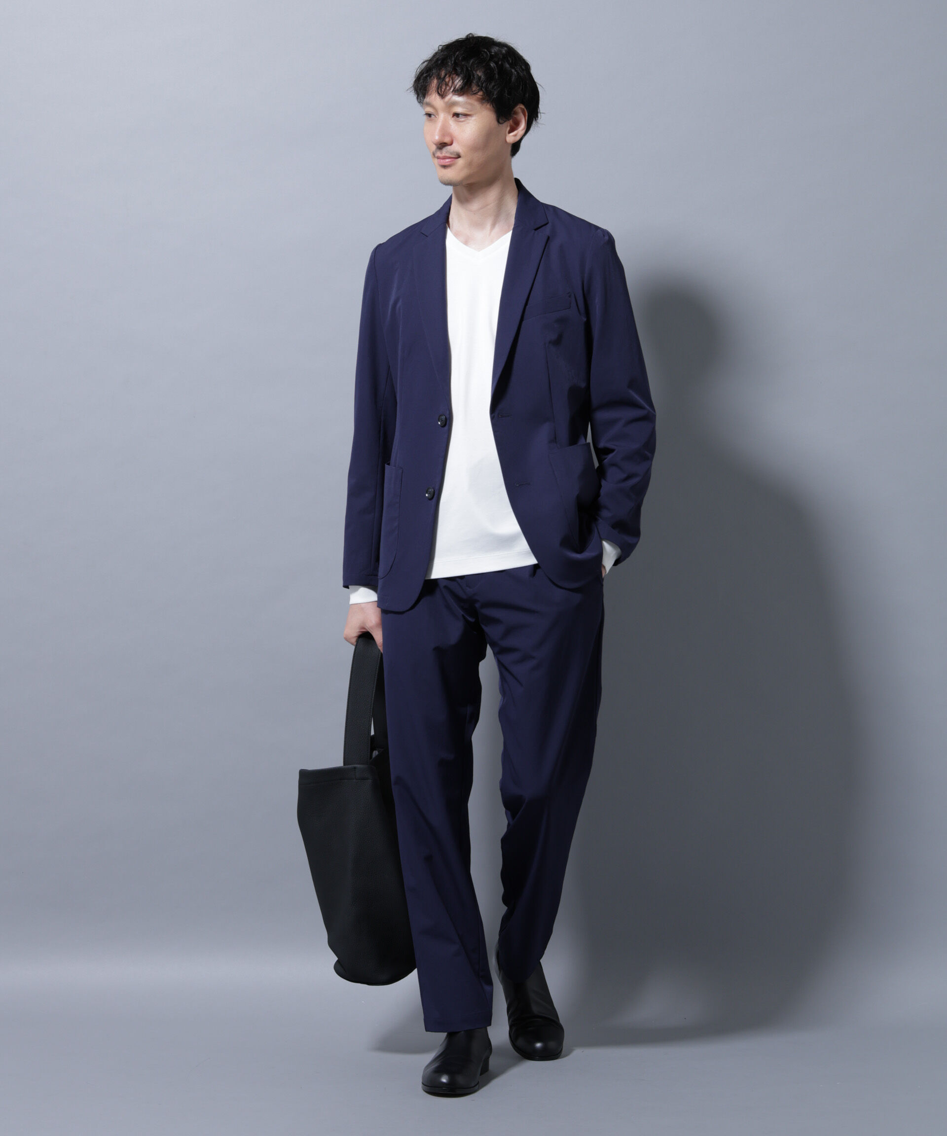 nano･universe「アクティブ4WAYストレッチドライ セットアップ」|スーツ|