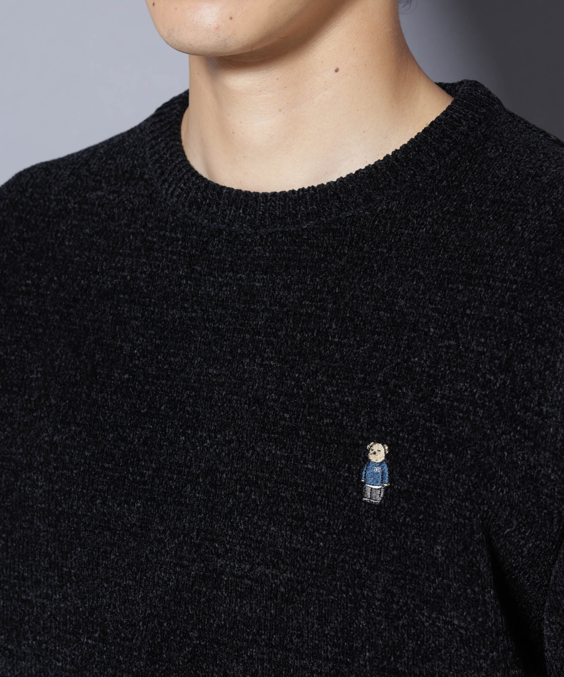 nano･universe「ナノベアモールニットクルーネック 1」|ニット・セーター|