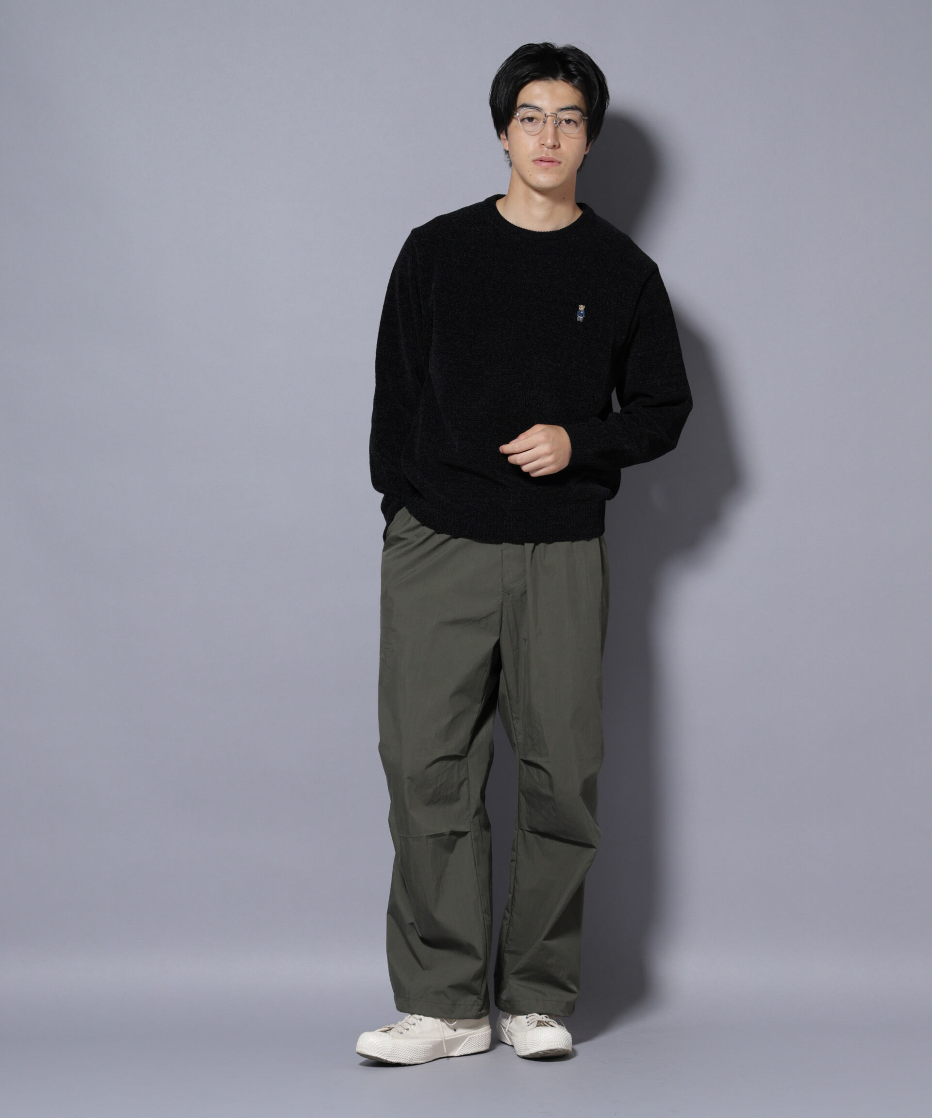 nano･universe「ナノベアモールニットクルーネック 1」|ニット・セーター|