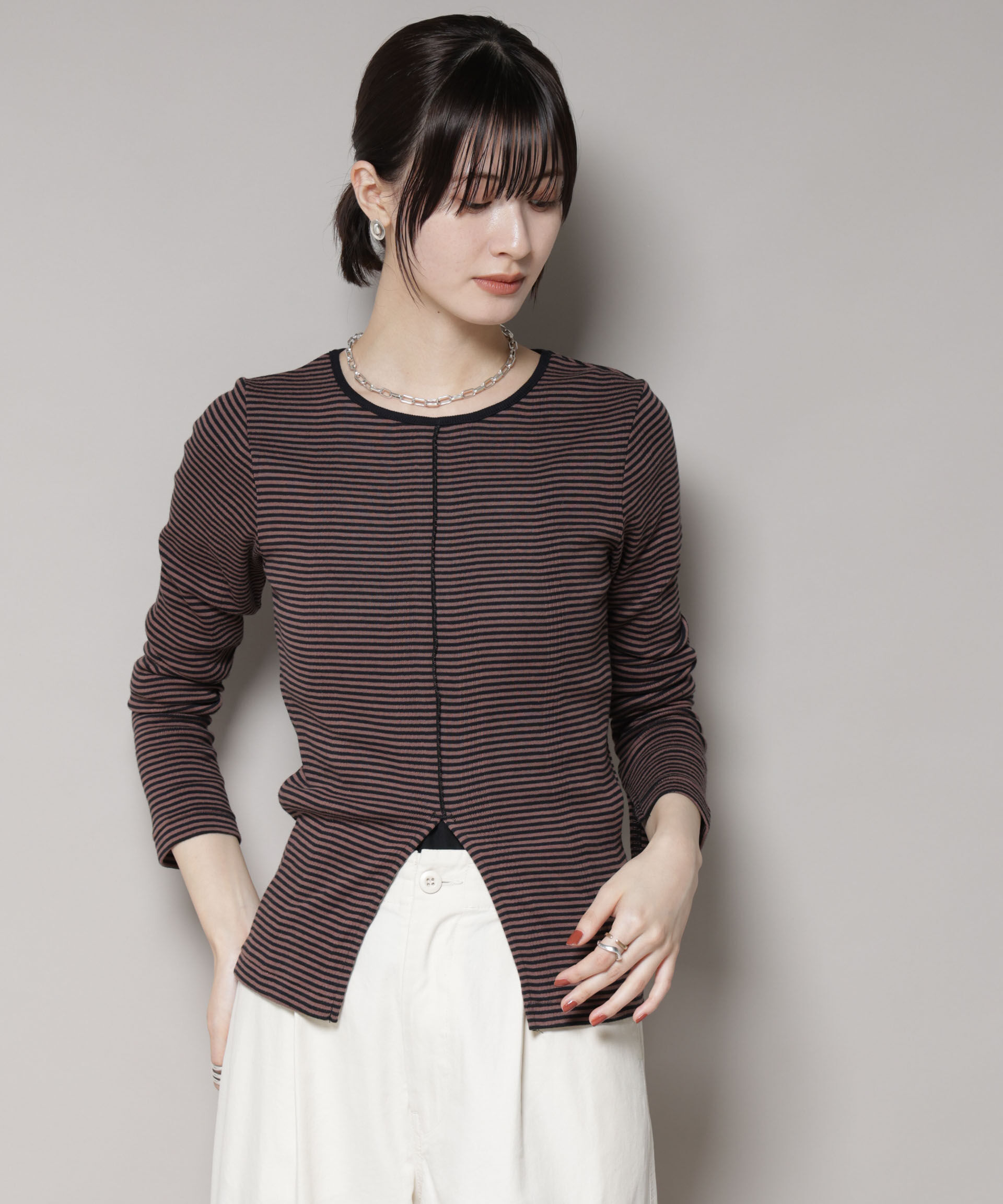 nano･universe「Robert P. Miller/Prib Slit PO」|Tシャツ・カットソー|パターン1