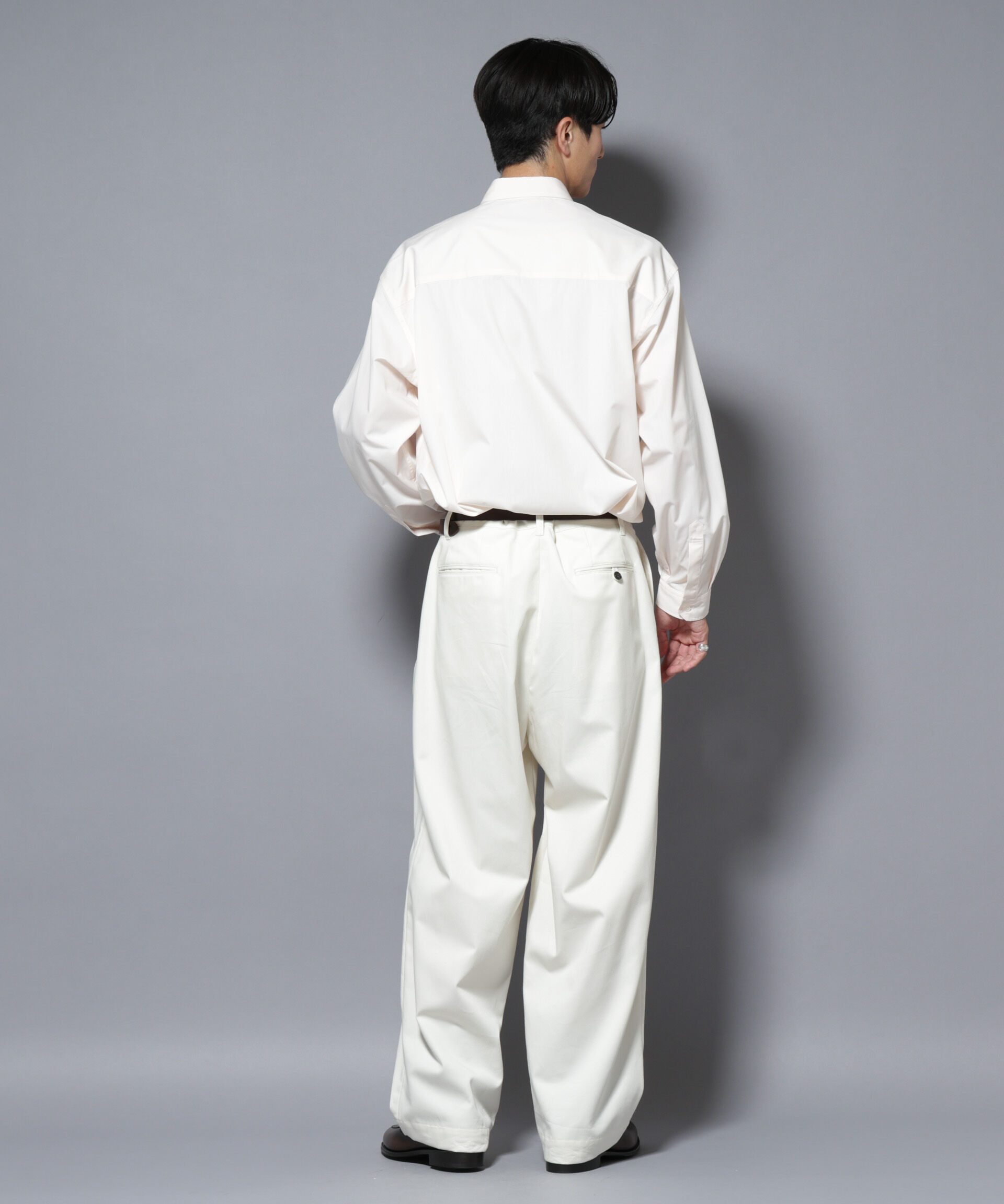 nano･universe「「大人のワイドシャツ」レギュラーカラー 長袖」|シャツ・ブラウス|