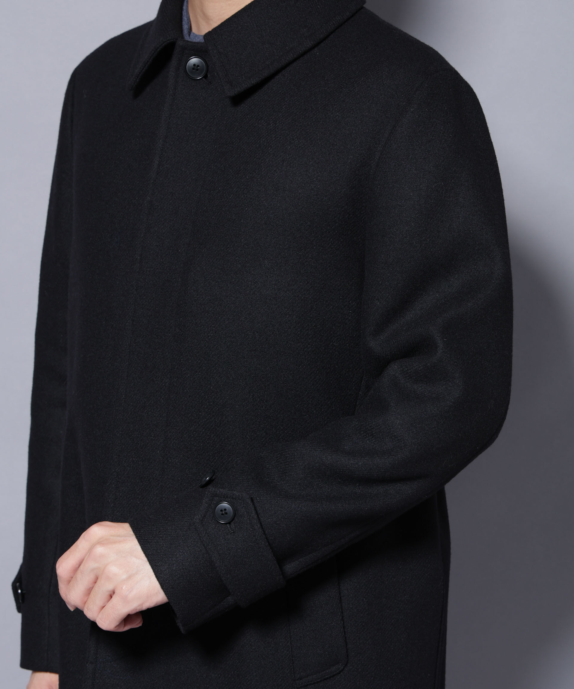 nano･universe「ウール/Nメルトンステンカラーコート」|その他|