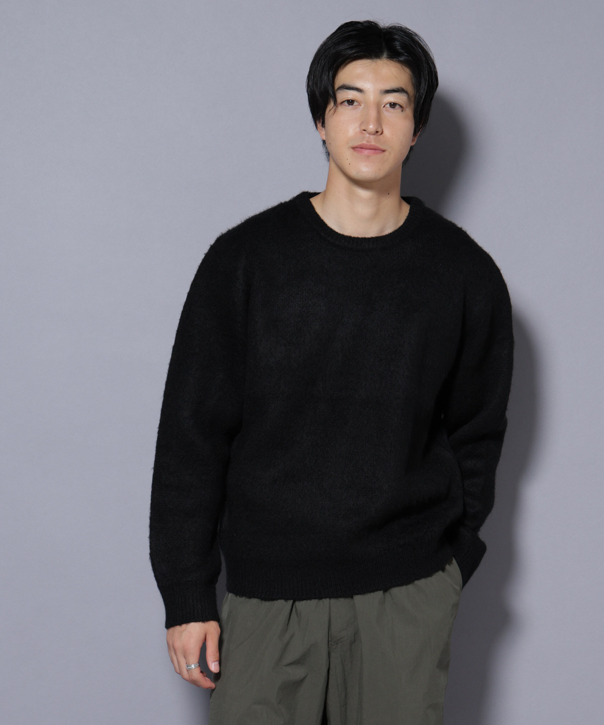 nano･universe「モヘヤライクプルオーバーニット」|ニット・セーター|