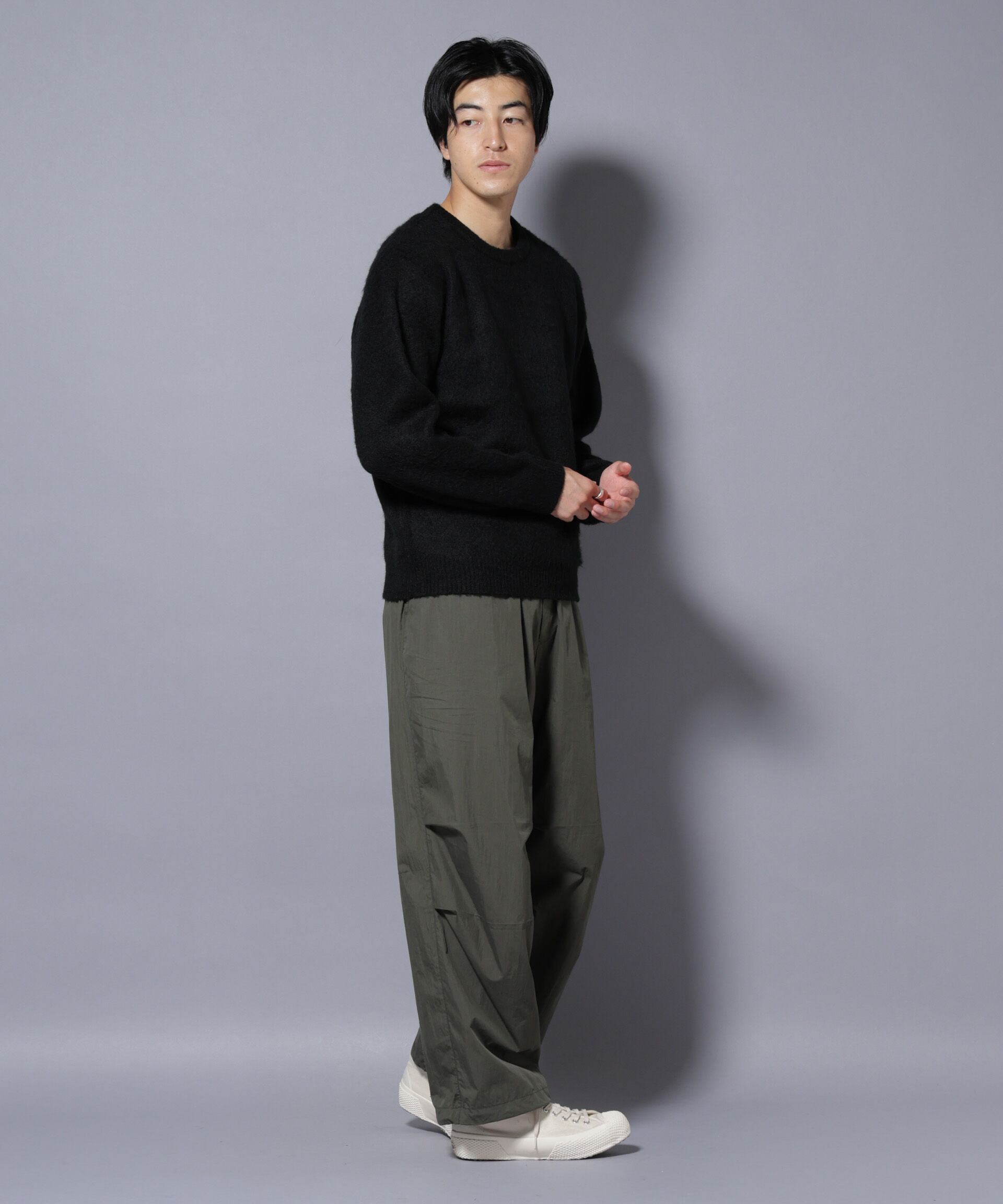 nano･universe「モヘヤライクプルオーバーニット」|ニット・セーター|