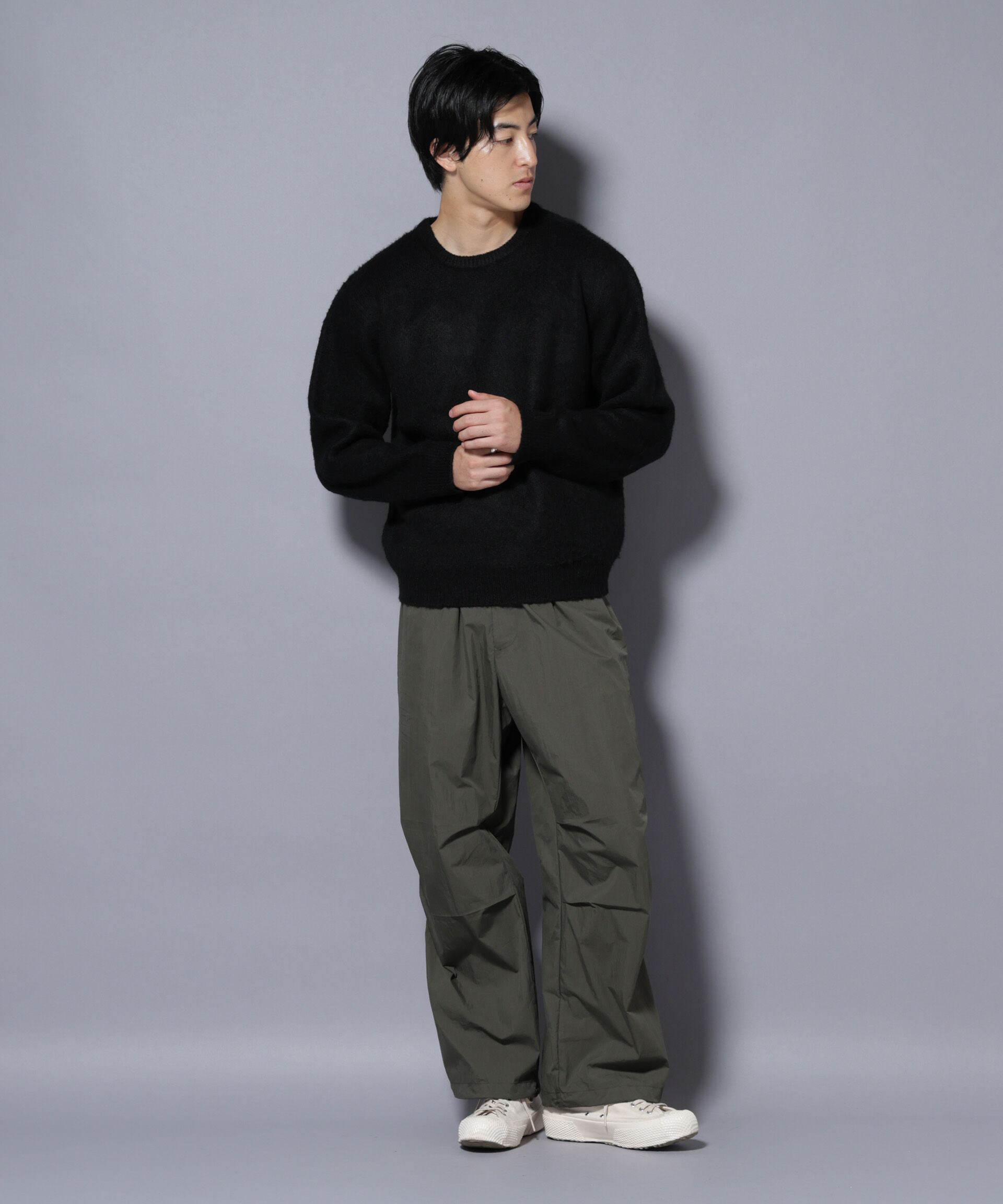 nano･universe「モヘヤライクプルオーバーニット」|ニット・セーター|