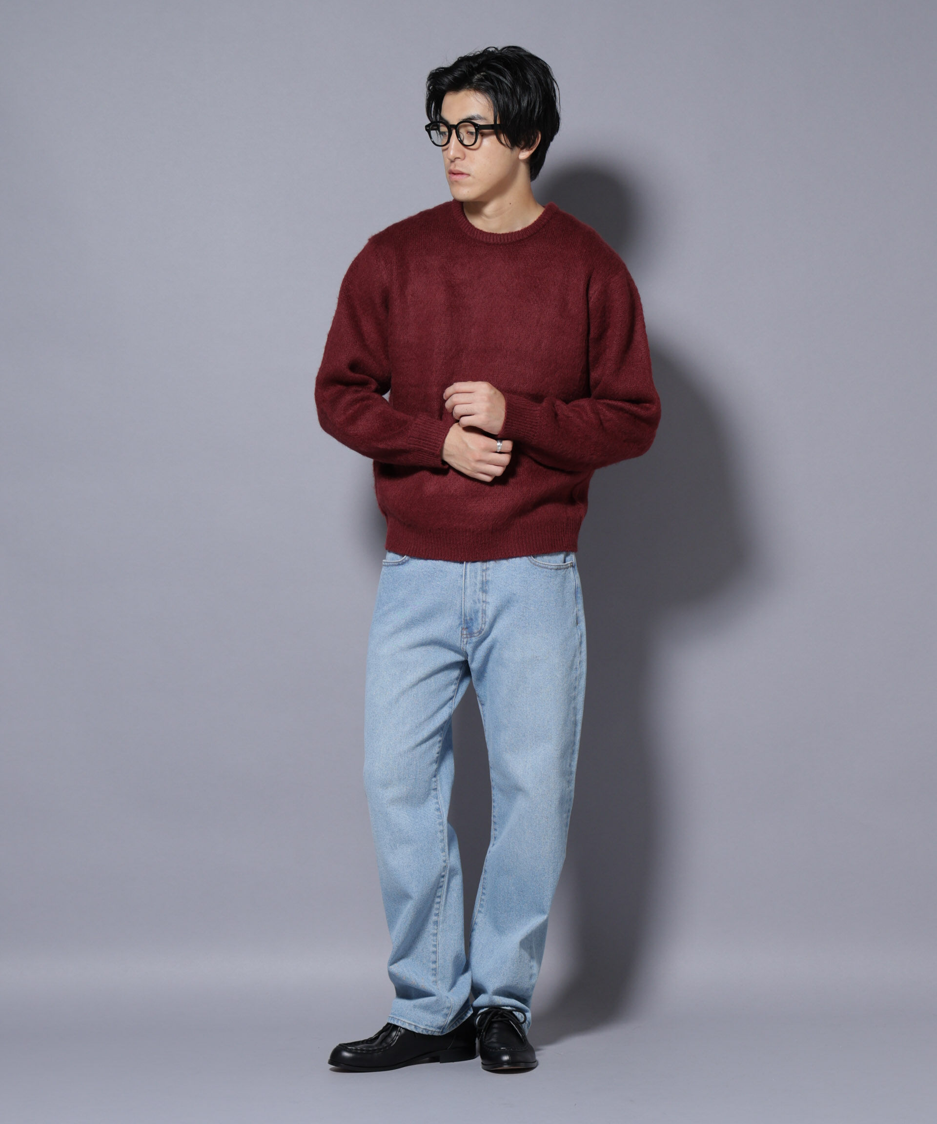 nano･universe「モヘヤライクプルオーバーニット」|ニット・セーター|