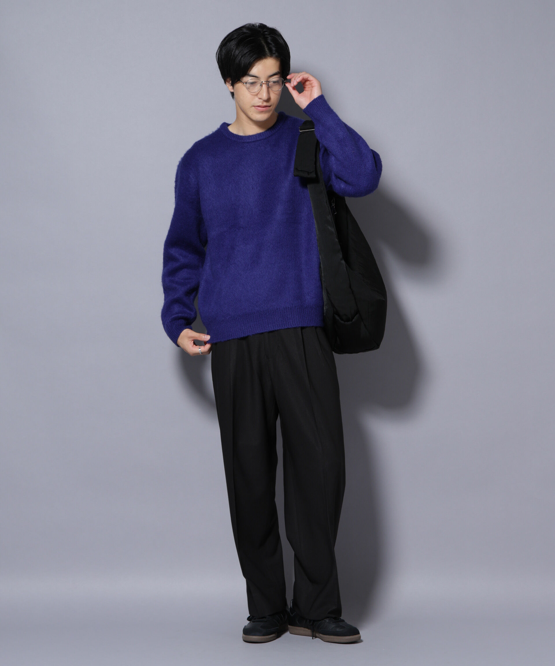 nano･universe「モヘヤライクプルオーバーニット」|ニット・セーター|