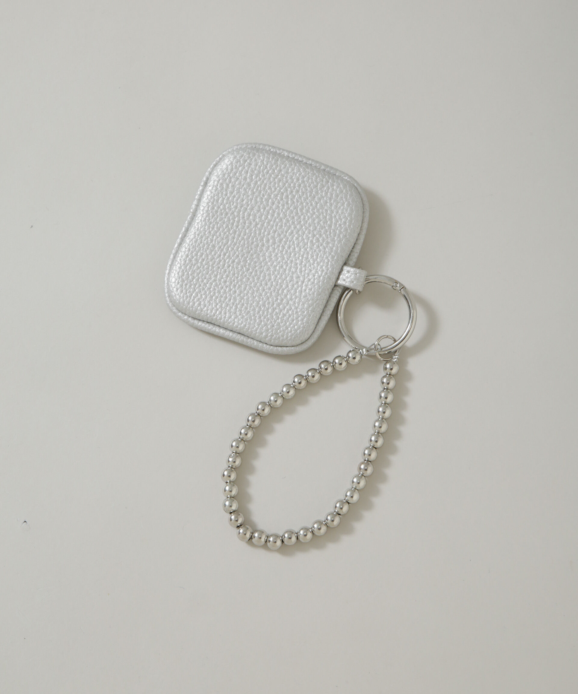 nano･universe「コインケース付きボールチェーンチャーム」|その他|シルバー