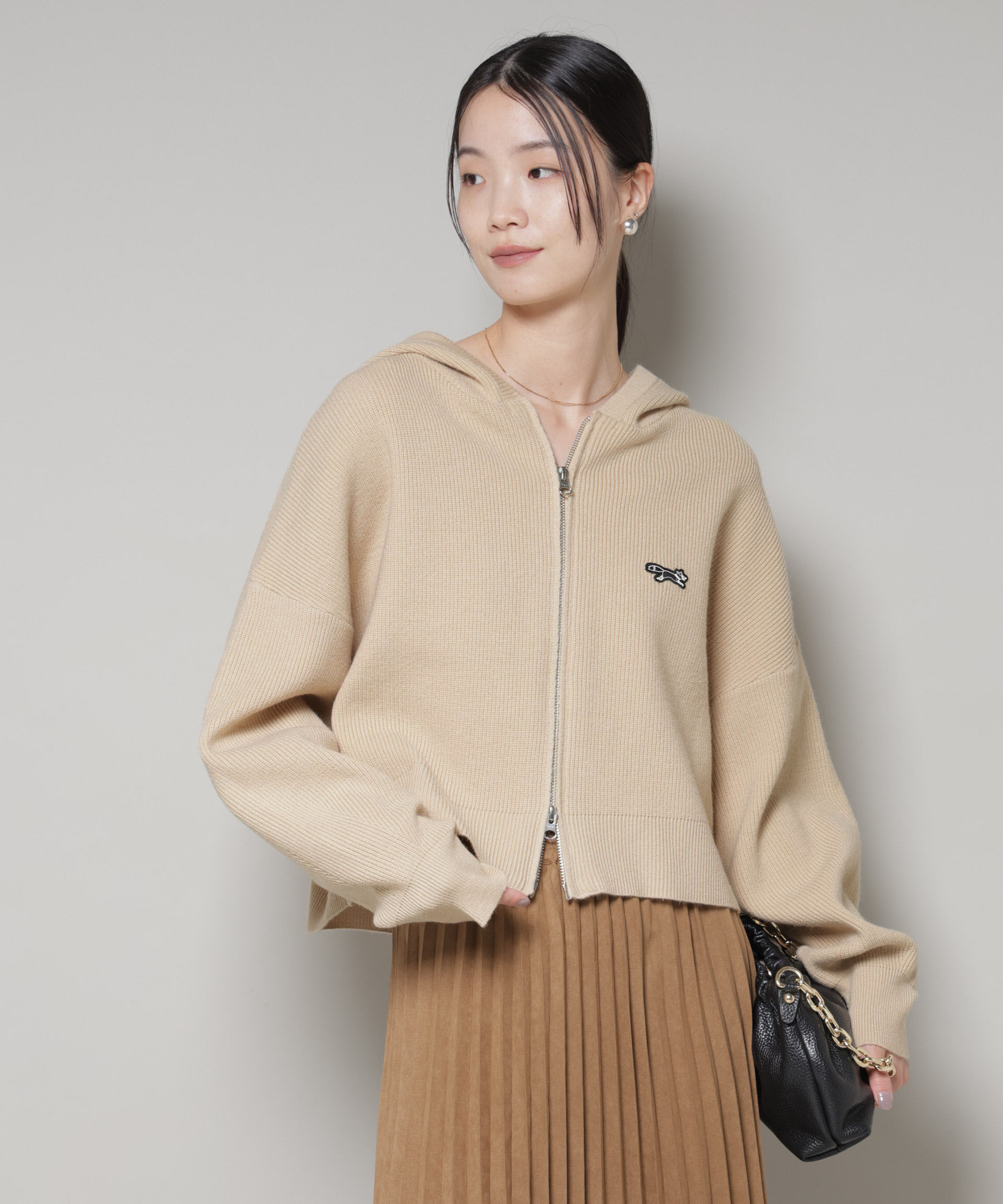 nano･universe「PENNEYS別注TheFOXニットフーディー」|ニット・セーター|