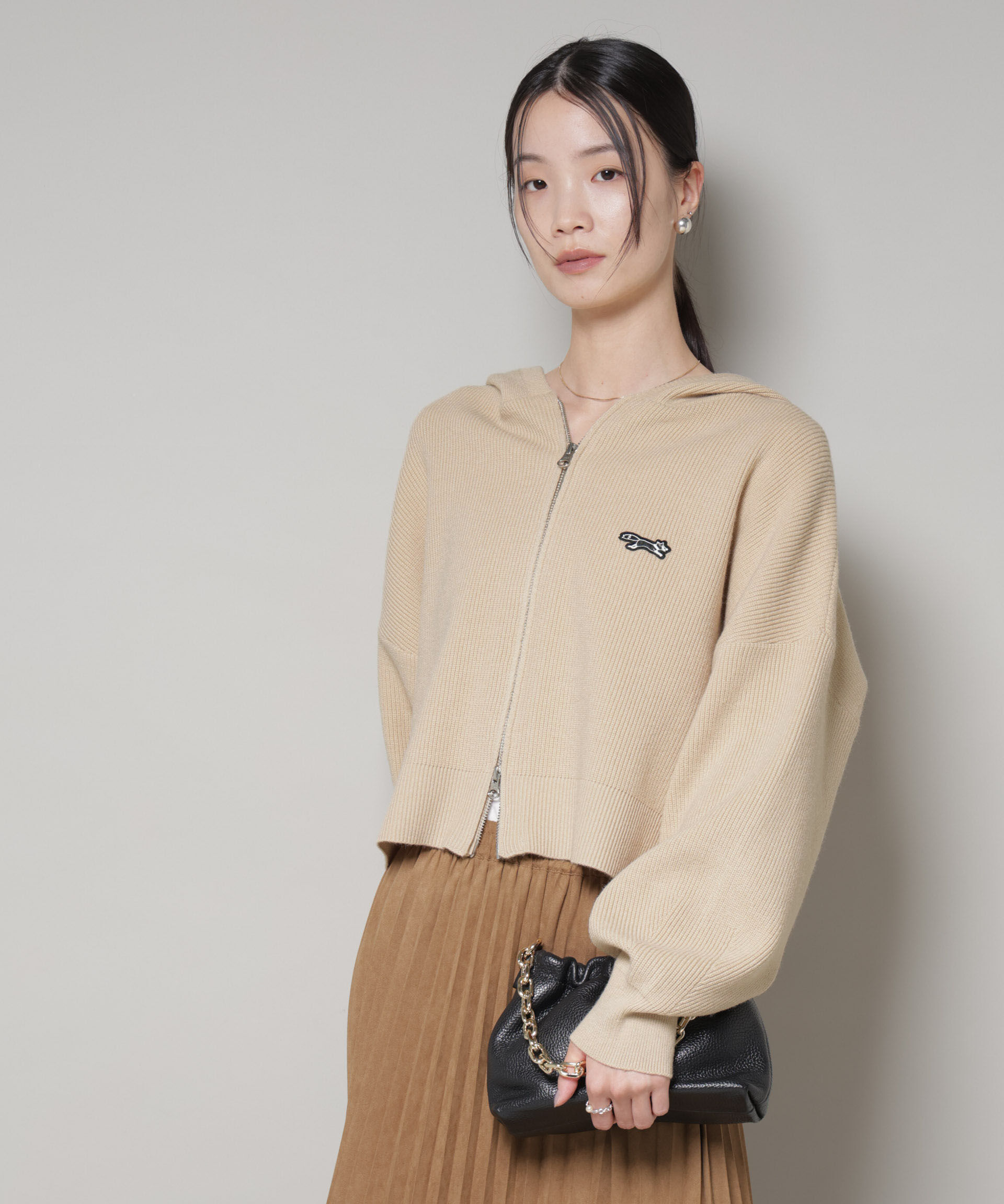 nano･universe「PENNEYS別注TheFOXニットフーディー」|ニット・セーター|