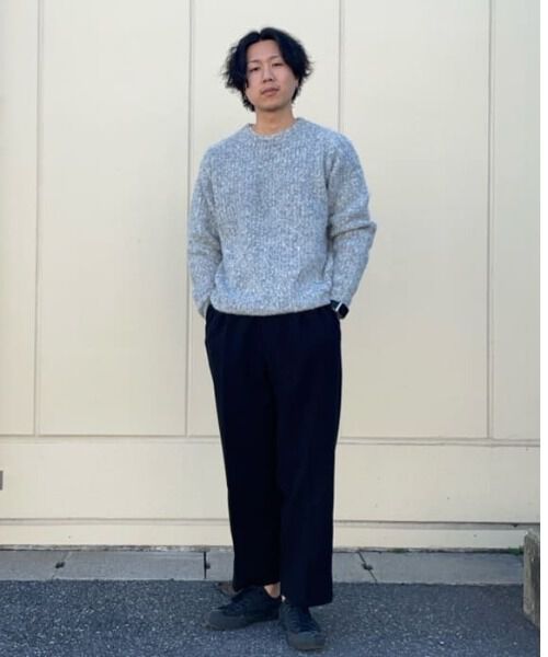 nano･universe「ウールミックスローゲージニット」|ニット・セーター|