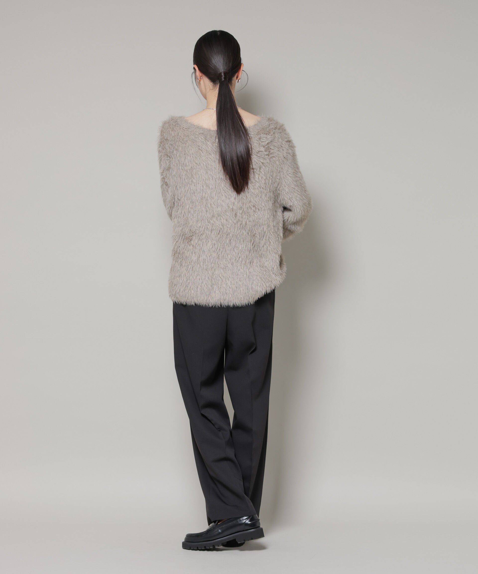 nano･universe「ワンタックセンタープレスストレートパンツ」|チノ|