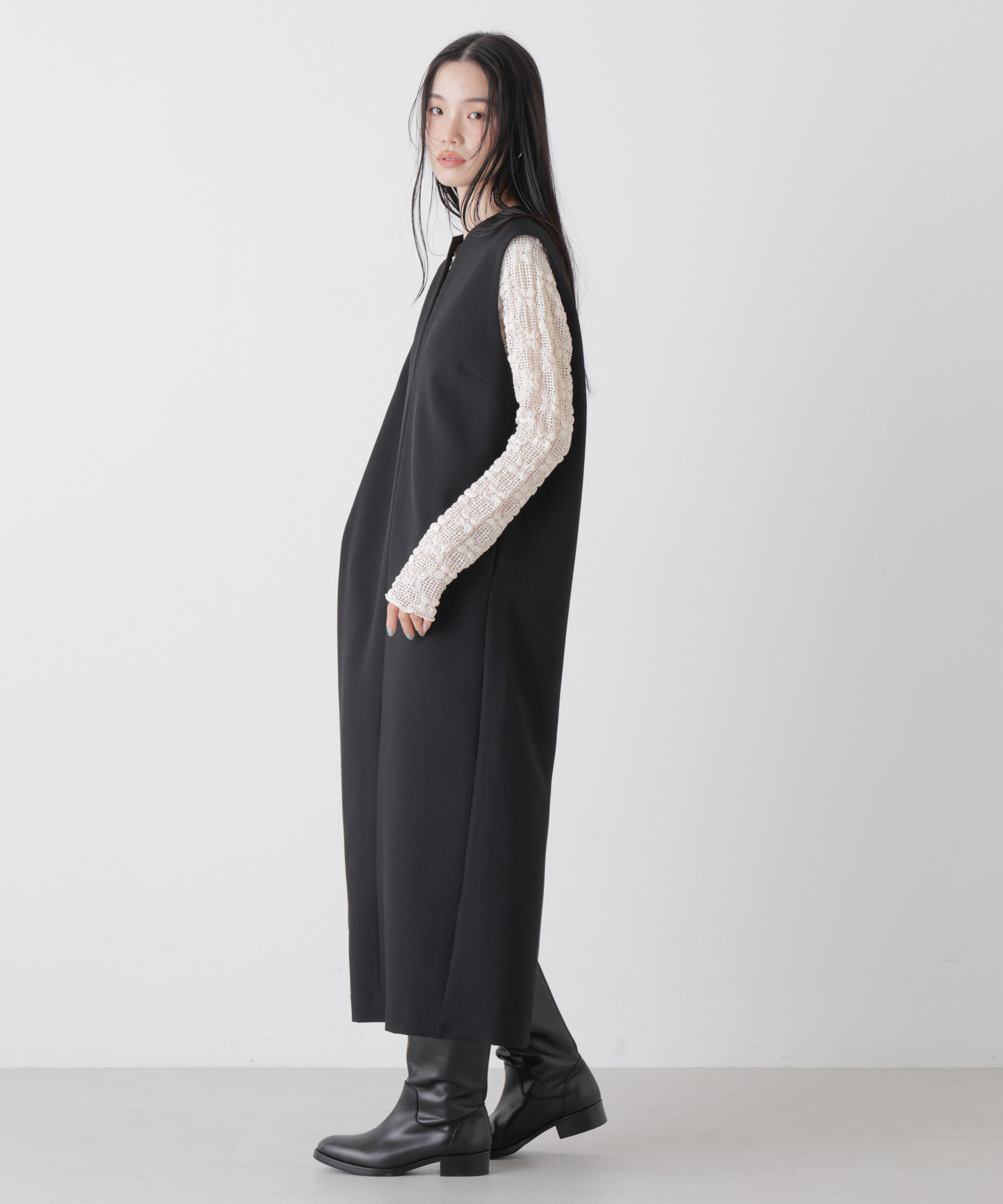 nano･universe「キーネックワンピース」|ワンピース|