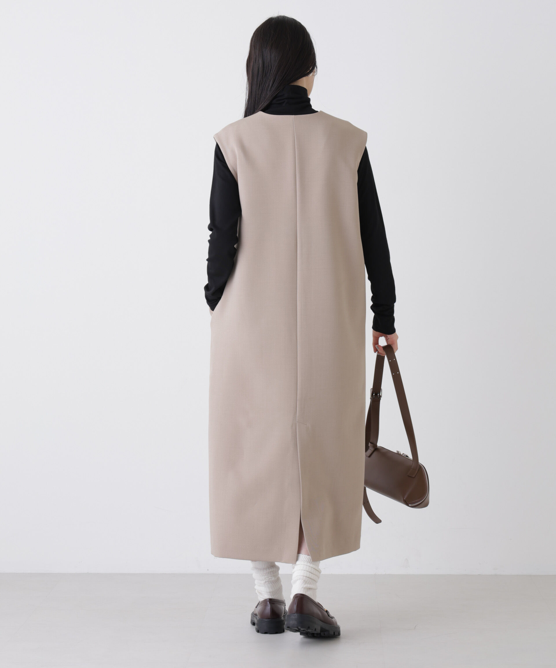 nano･universe「キーネックワンピース」|ワンピース|