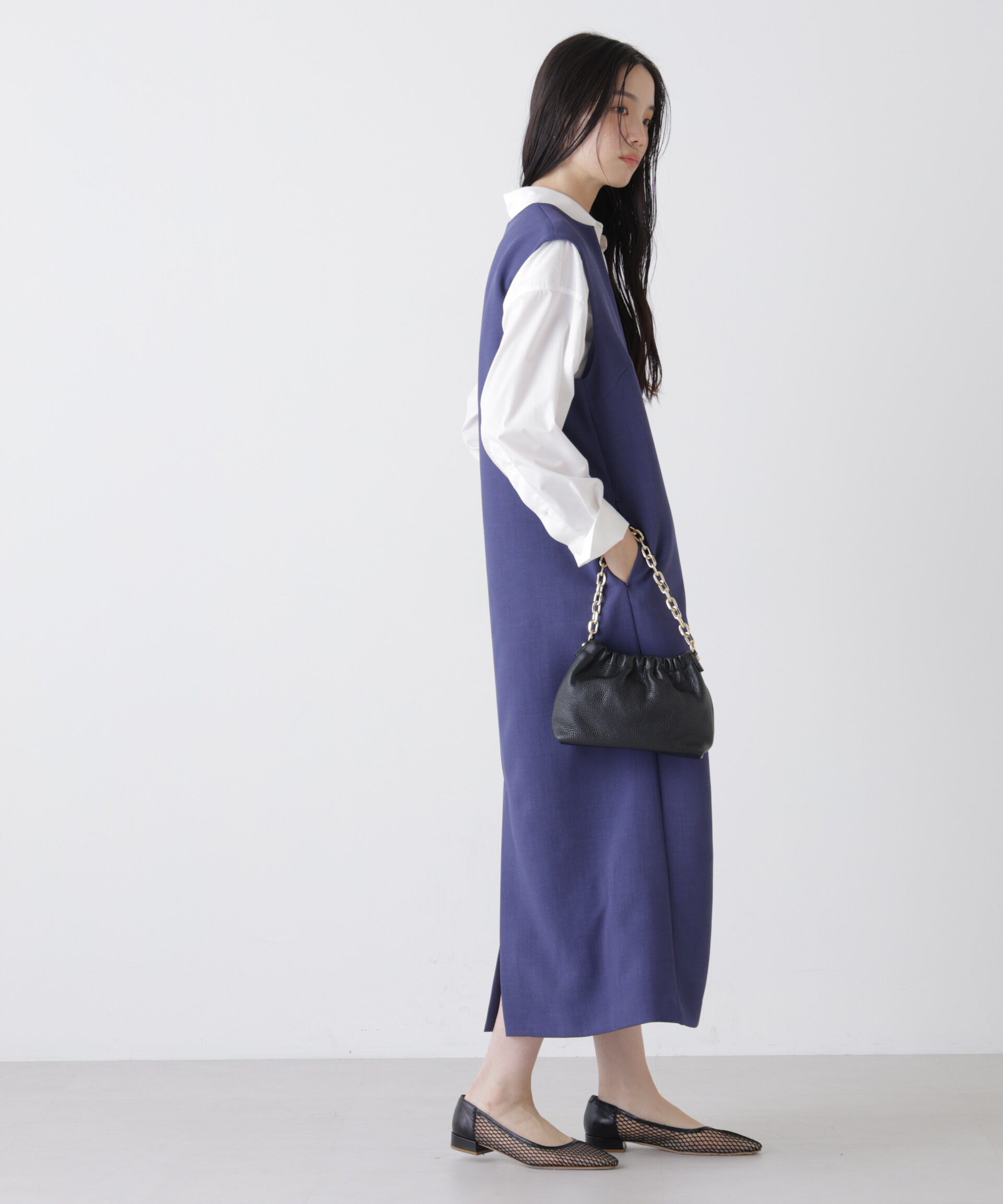 nano･universe「キーネックワンピース」|ワンピース|