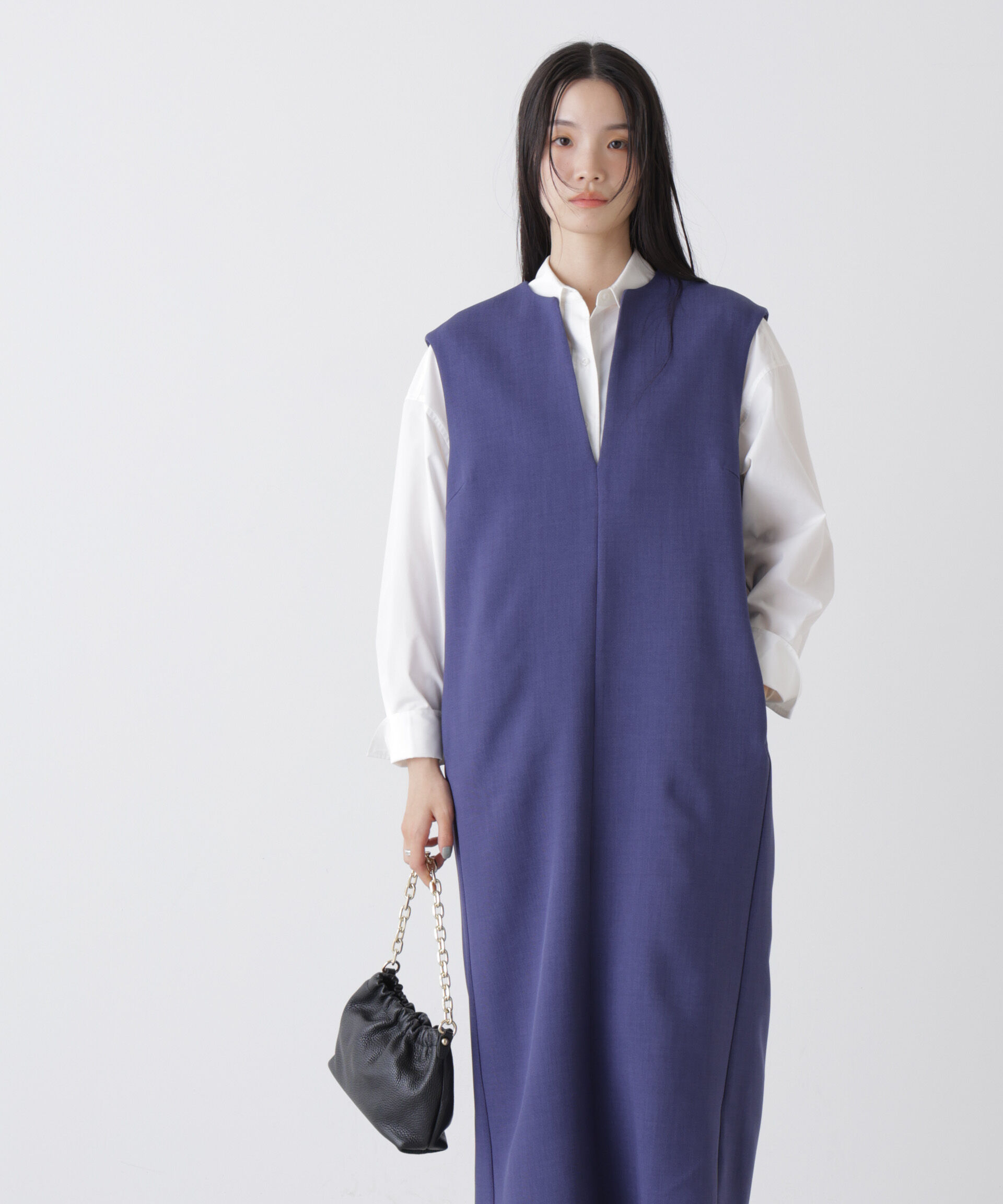 nano･universe「キーネックワンピース」|ワンピース|