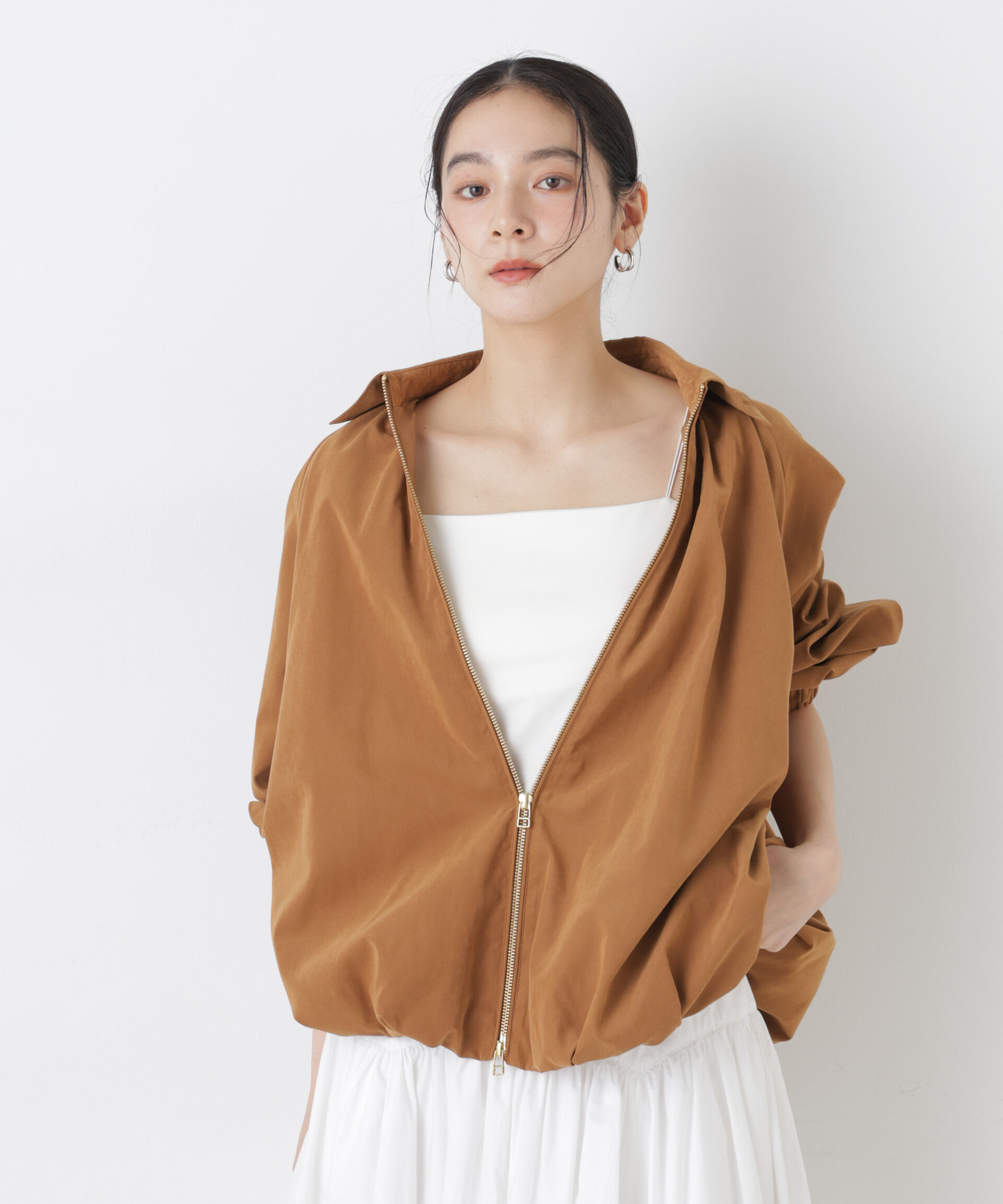 nano･universe「ストレッチポンチカップ付きベアトップキャミソール」|Tシャツ・カットソー|