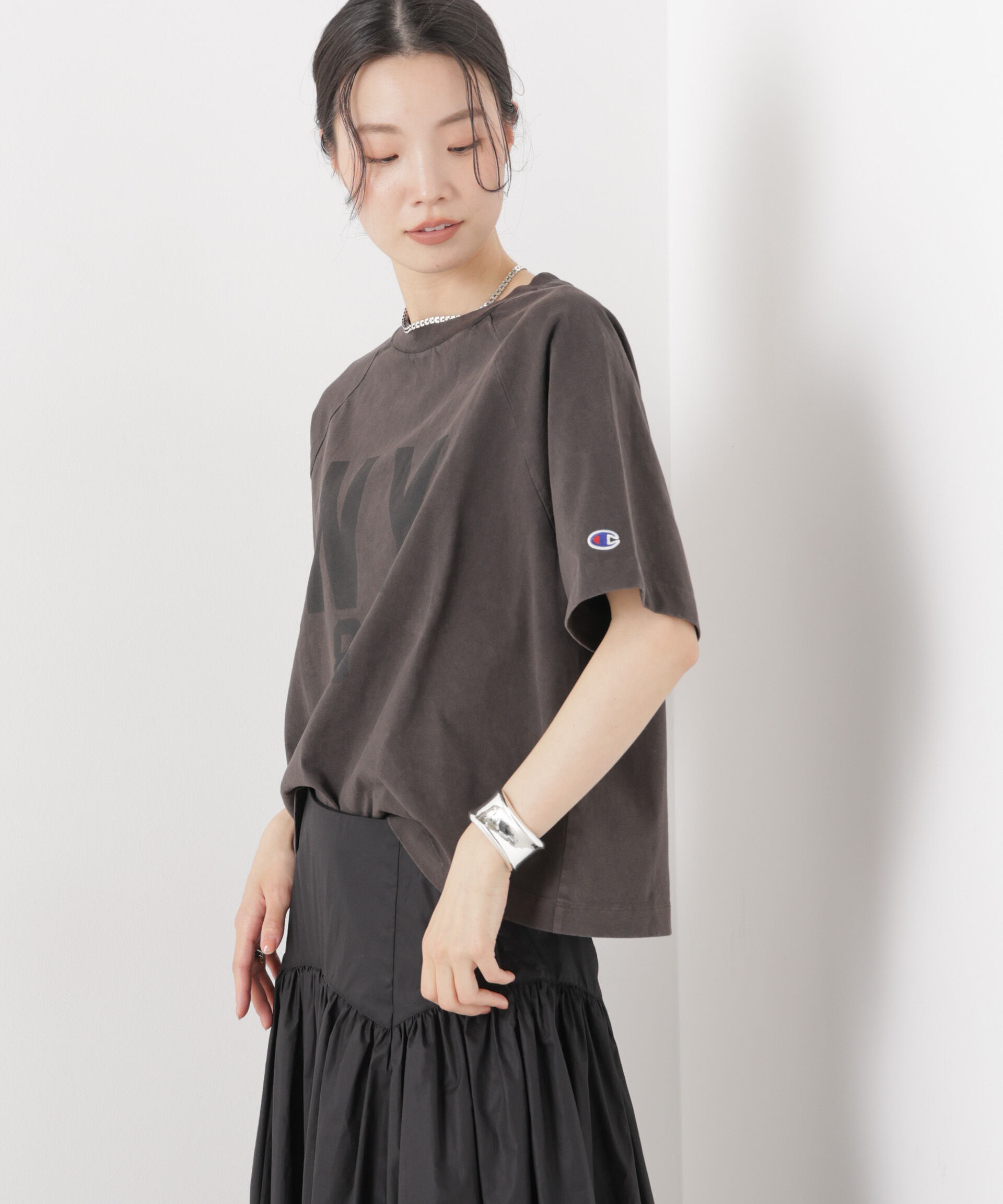 nano･universe「Champion/SHORT SLEEVE T-SHIRT」|Tシャツ・カットソー|