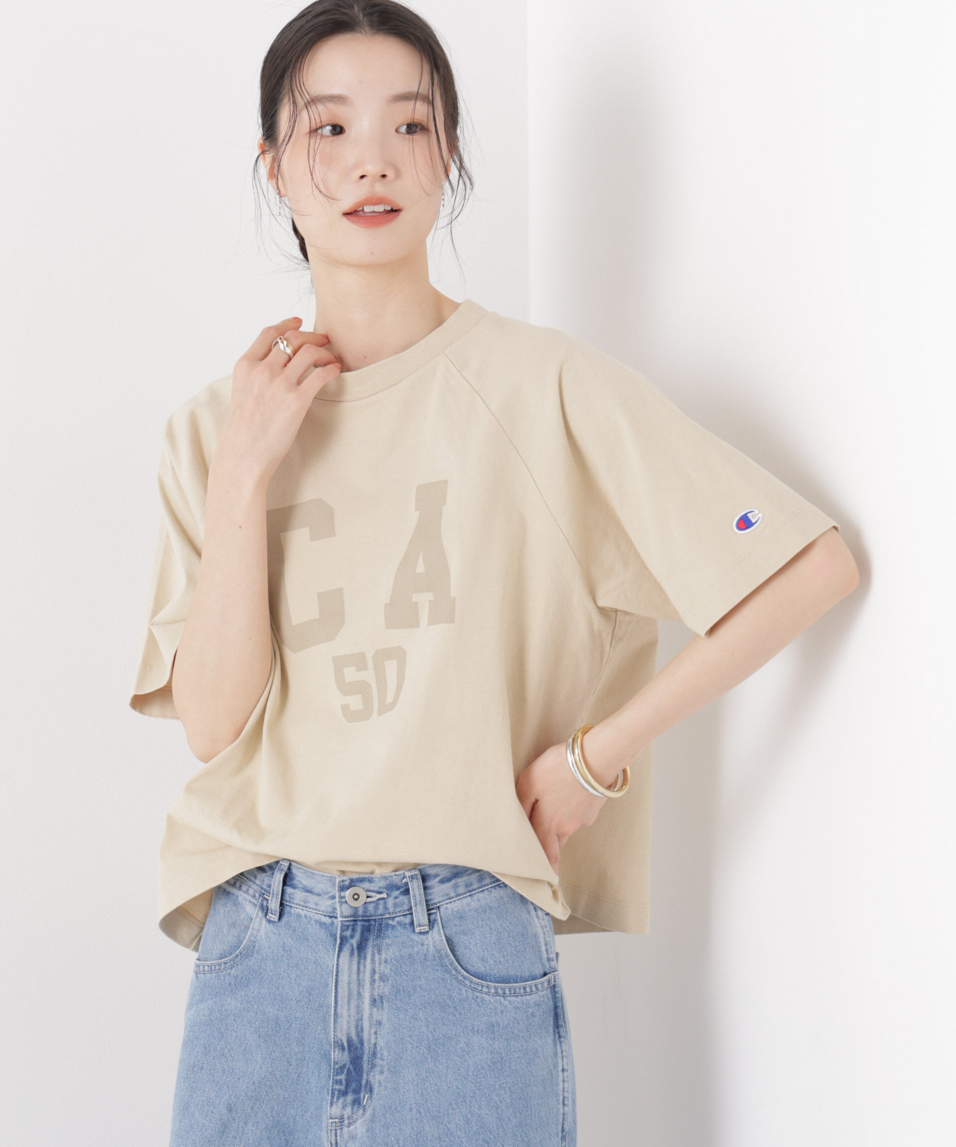 nano･universe「Champion/SHORT SLEEVE T-SHIRT」|Tシャツ・カットソー|