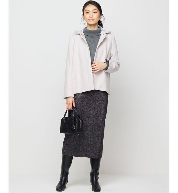 組曲「【2WAY・WEB限定】ウールカシミヤミックス ハイネックニット」|ニット・セーター|