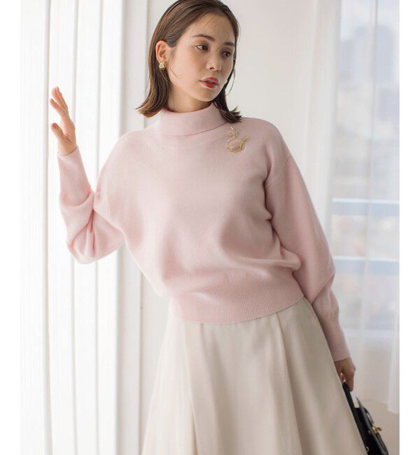 組曲「【2WAY・WEB限定】ウールカシミヤミックス ハイネックニット」|ニット・セーター|