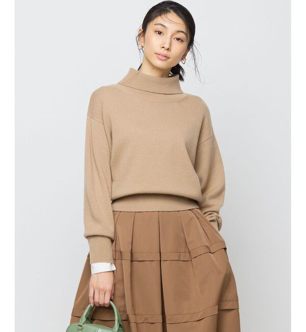 組曲「【2WAY・WEB限定】ウールカシミヤミックス ハイネックニット」|ニット・セーター|