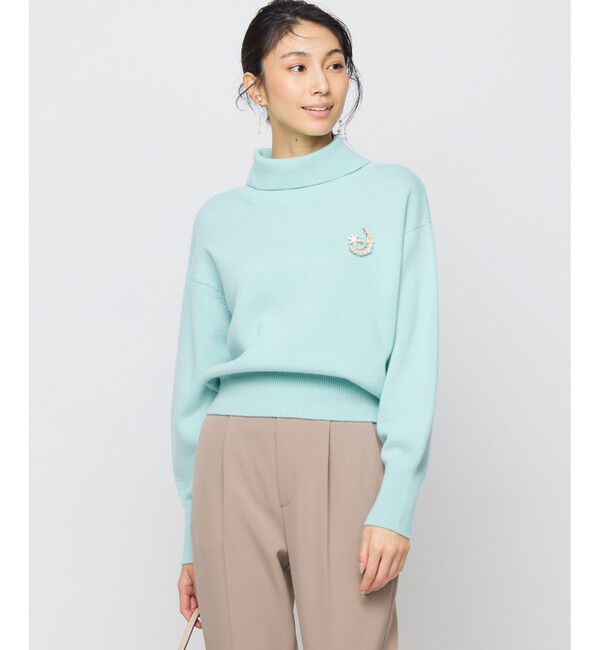 組曲「【2WAY・WEB限定】ウールカシミヤミックス ハイネックニット」|ニット・セーター|