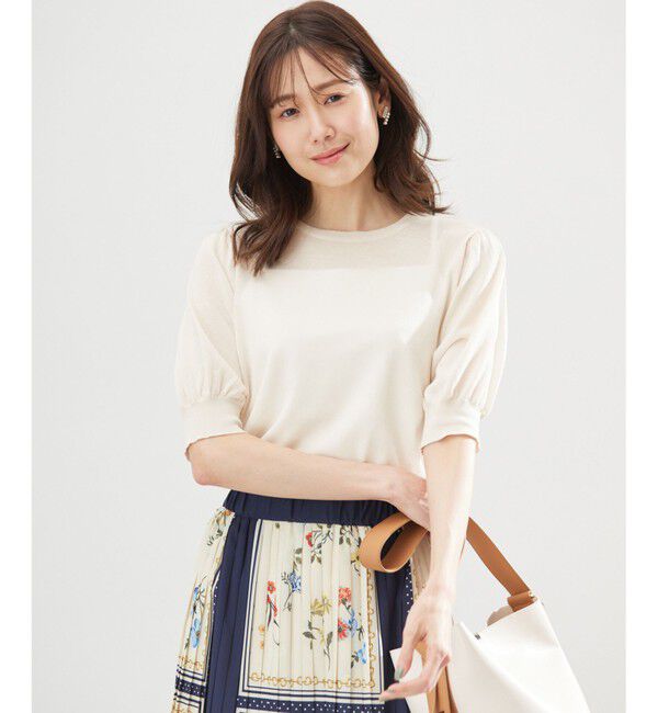 組曲「シアーパフ袖 ニット」|ニット・セーター|