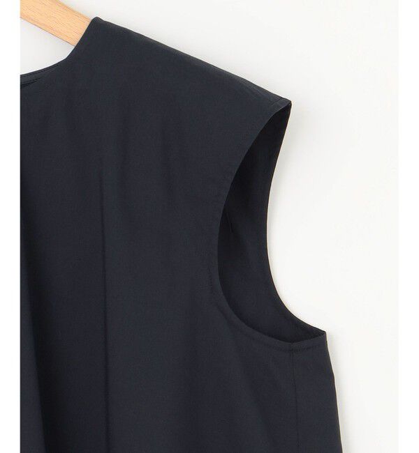 組曲「【WEB限定】コットンレーヨンシャーティングノースリーブ ブラウス」|シャツ・ブラウス|