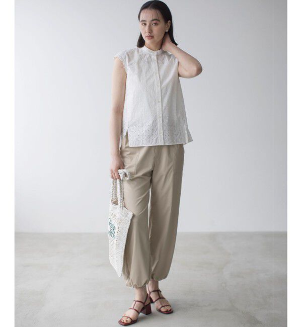 組曲「エンブロイダリーレースノースリーブ ブラウス」|シャツ・ブラウス|