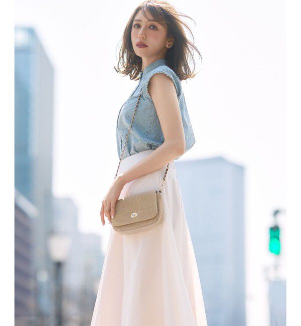 組曲「エンブロイダリーレースノースリーブ ブラウス」|シャツ・ブラウス|