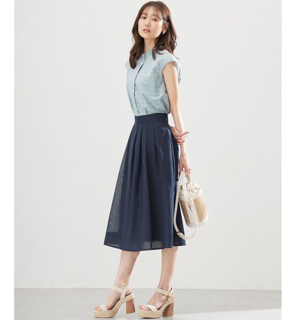 組曲「エンブロイダリーレースノースリーブ ブラウス」|シャツ・ブラウス|