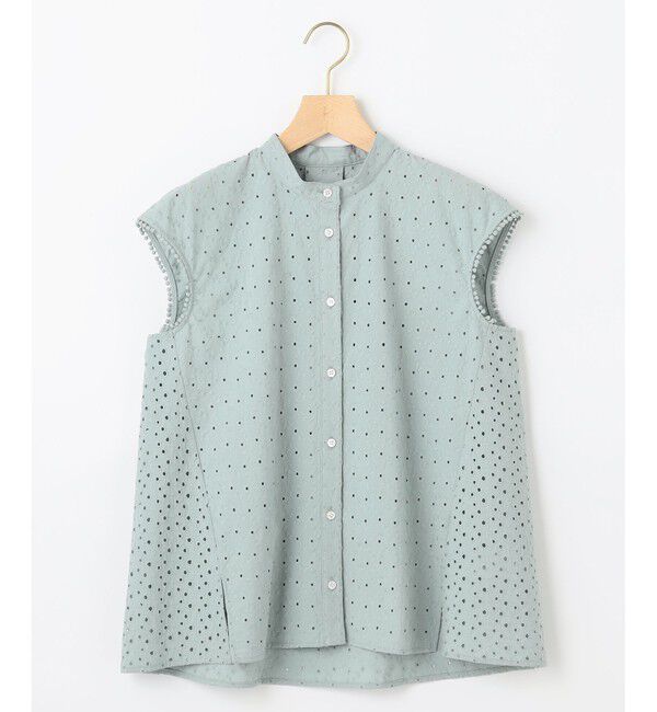 組曲「エンブロイダリーレースノースリーブ ブラウス」|シャツ・ブラウス|