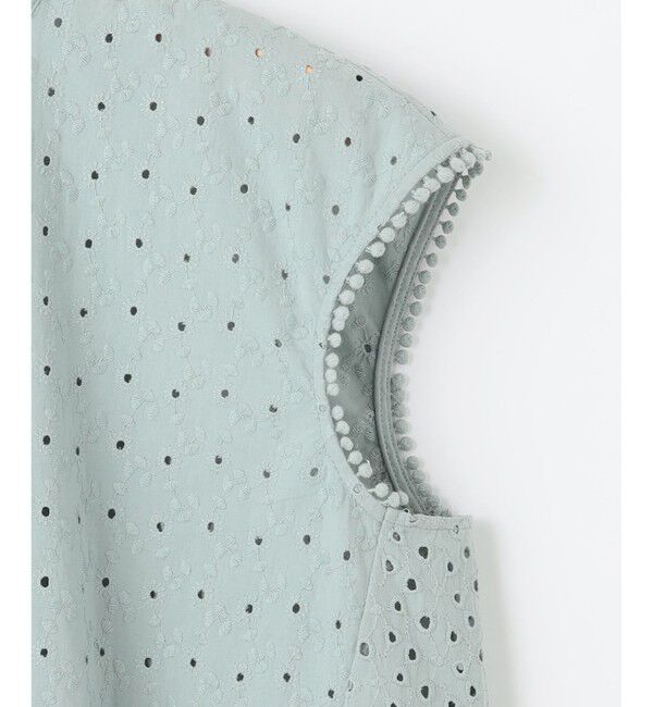 組曲「エンブロイダリーレースノースリーブ ブラウス」|シャツ・ブラウス|