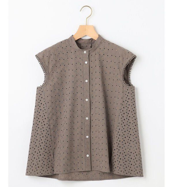 組曲「エンブロイダリーレースノースリーブ ブラウス」|シャツ・ブラウス|