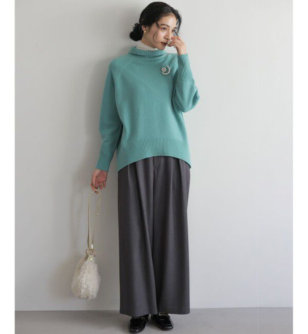 組曲「【加藤ローサさん着用】ラメストライプ ワイドパンツ」|その他|