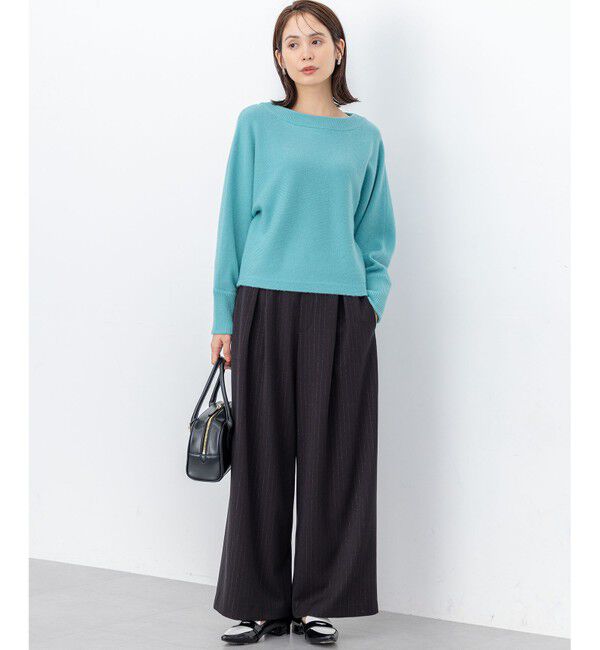 組曲「【加藤ローサさん着用】ラメストライプ ワイドパンツ」|その他|