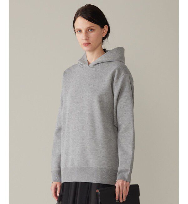 自由区「【洗える】シャイニースムースニット パーカー」|パーカー|ﾗｲﾄｸﾞﾚ