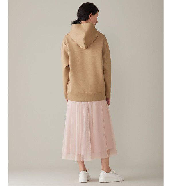 自由区「【洗える】シャイニースムースニット パーカー」|パーカー|