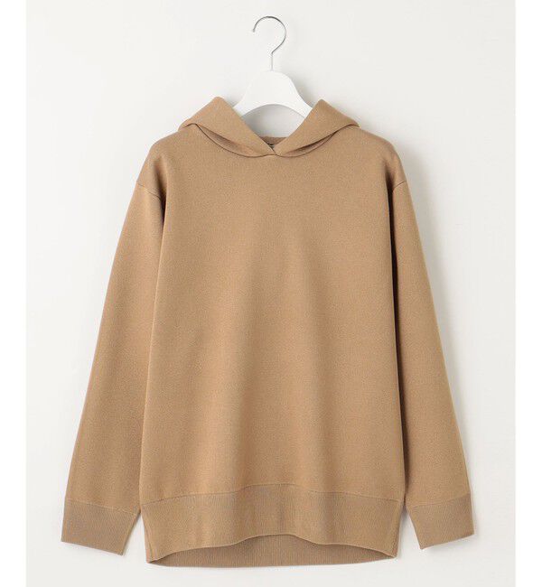 自由区「【洗える】シャイニースムースニット パーカー」|パーカー|