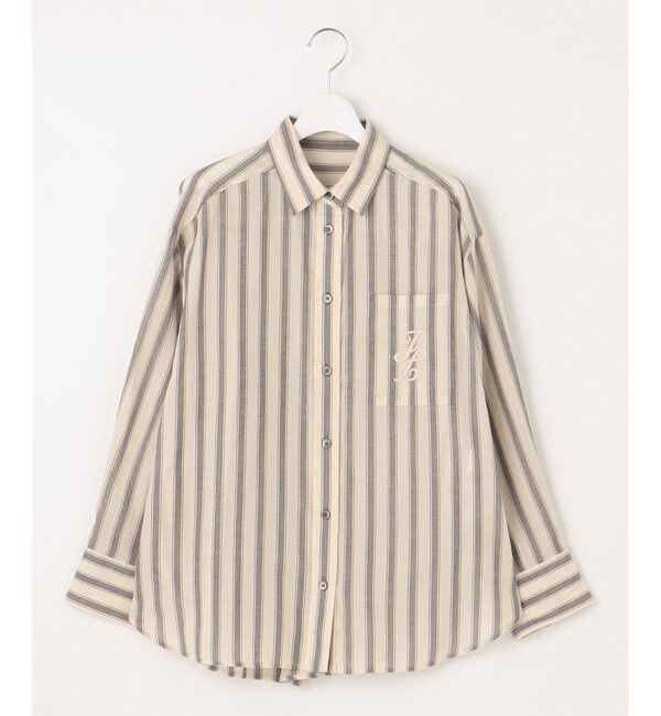 自由区「【洗える】テンセルリネンベーシック シャツ」|シャツ・ブラウス|