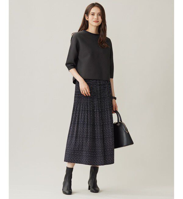 自由区「【洗える】ポリエステルホールガーメントプルオーバー ニット」|ニット・セーター|