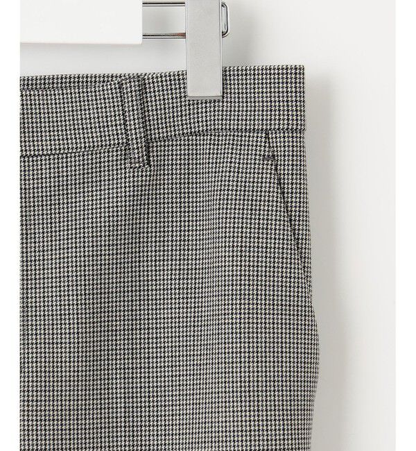 自由区「【撥水加工・洗える】TRギャバチェック柄テーパード パンツ」|その他|